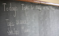 St. Therese of Lisieux Chalkboard